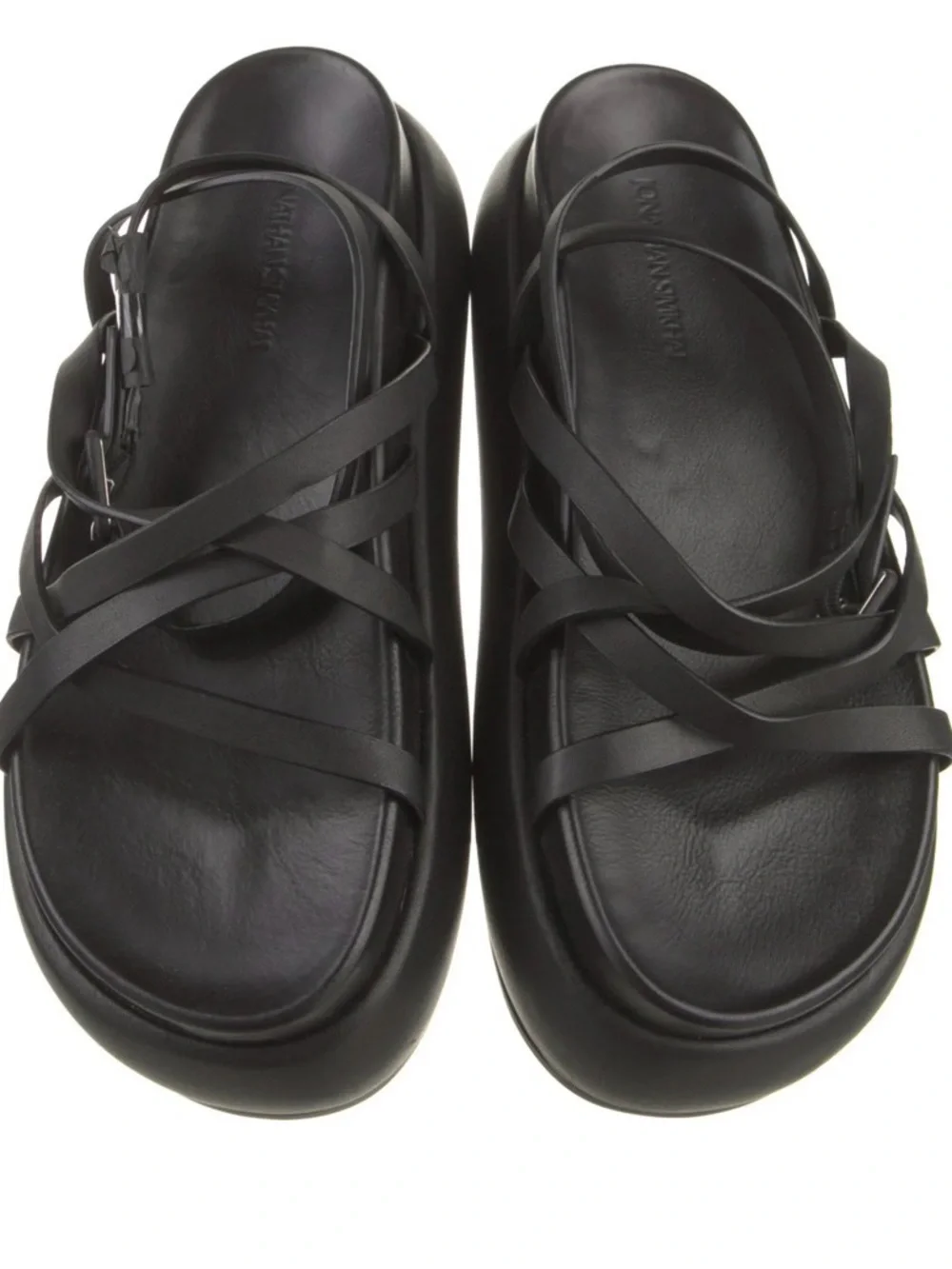 Jonathan Simkhai Leather Slingback Sandals 38
